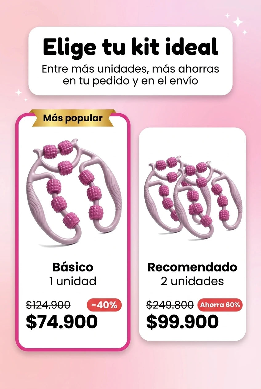 Kits y precios del masajeador Sculpt 360 Pro