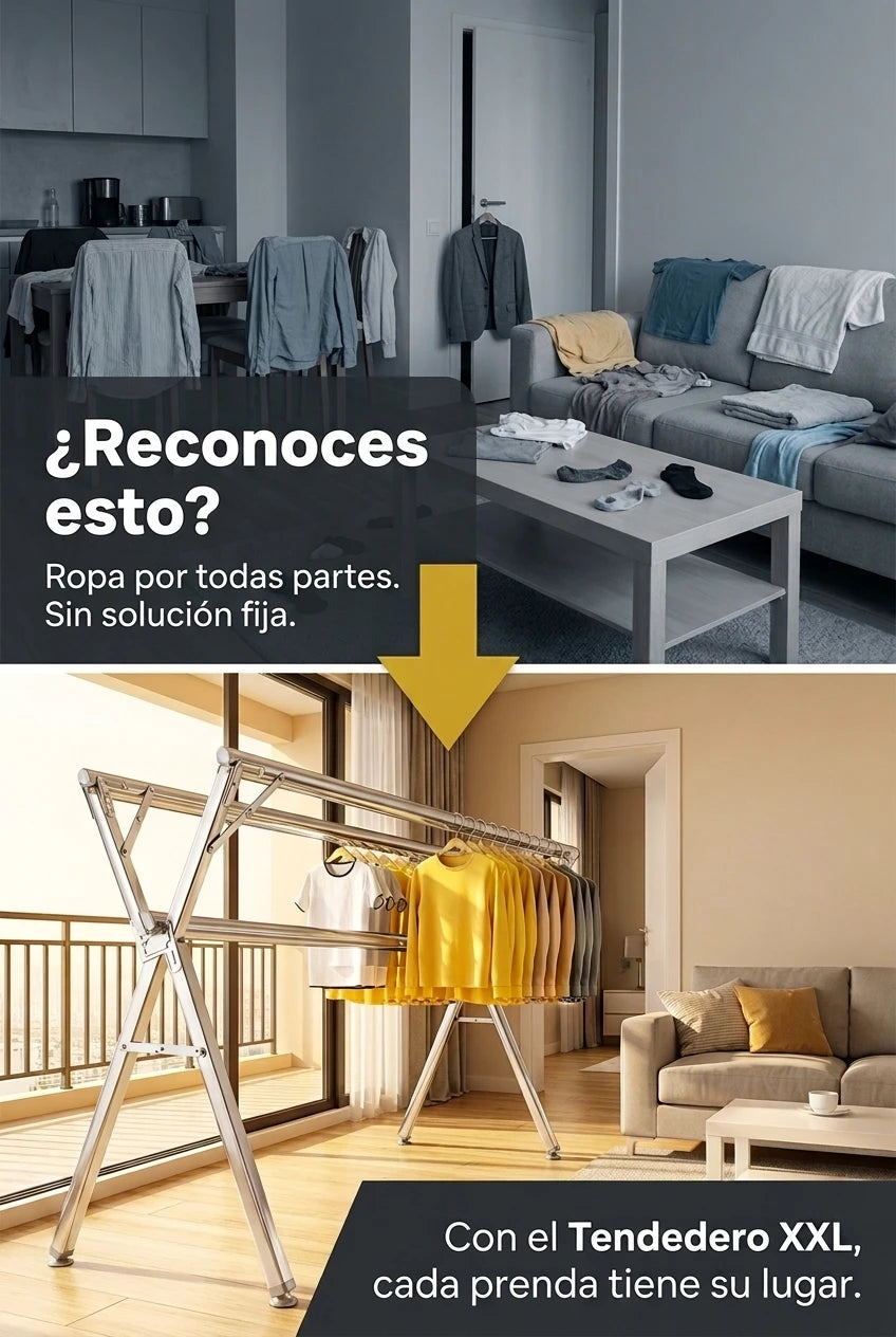 Antes y después — el orden que tu apartamento merece