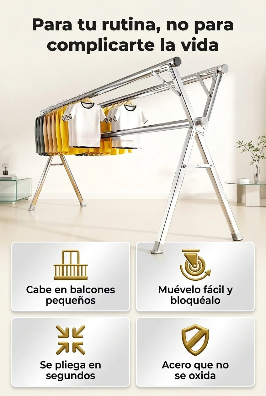 Beneficios del Tendedero Retráctil XXL